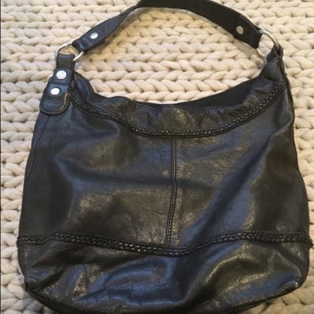 Leather Lucky Hobo Bag